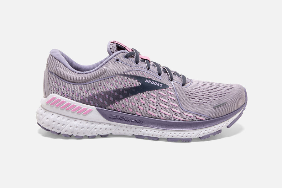 Brooks Running Shoes Womens Pink - Adrenaline GTS 21 Road - 2473-IESBO